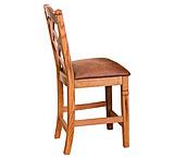 Rustic OakCrossback Barstool