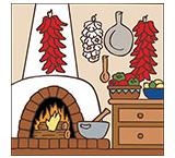 Chili Pepper Ceramic Tile