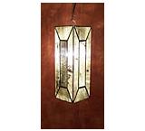 Tiempo Lantern w/Antiqued Glass