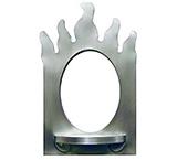 Flame & Shelf Mirror