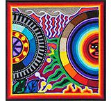 Huichol Yarn Painting