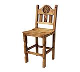 Short Pueblo Star Bar Stool
