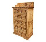Tall Mansion Star Dresserw/Rope Edge