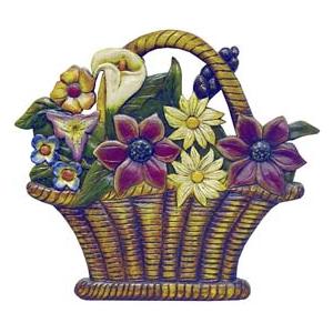 Flower Basket Wall Hanging