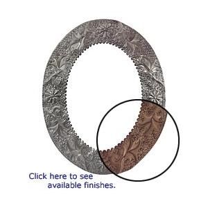 Oval Engraved Mirror