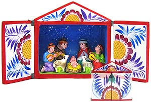 Mini Nativity Retablo