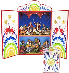 XL Nativity Retablo