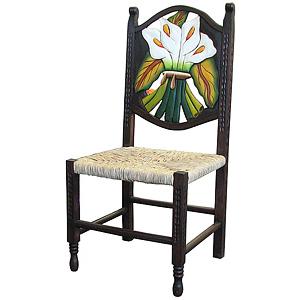 Lg. Woven Calla Lily Chair