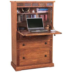 Rustic OakLaptop Armoire