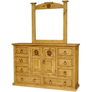 Tonala Star Dresserw/Star Mirror Frame