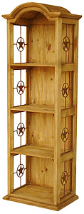 Narrow Bonnet Top Shelf w/Stars