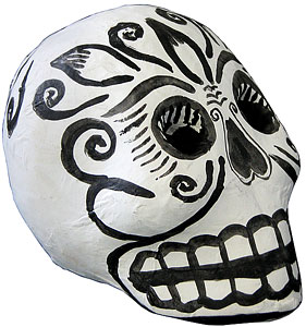 Paper Mache Skull