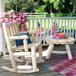Porch Rocker & Table