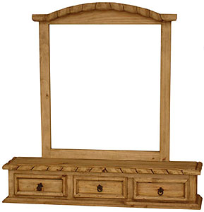 Rope Edge Jewelry Boxw/Mirror Frame