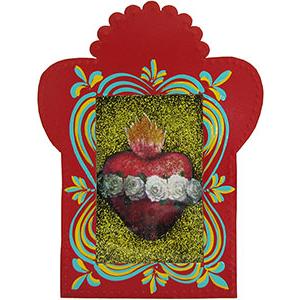 Red Sacred Heart Nicho