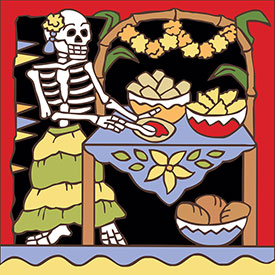 Day of the DeadCeramic Tile