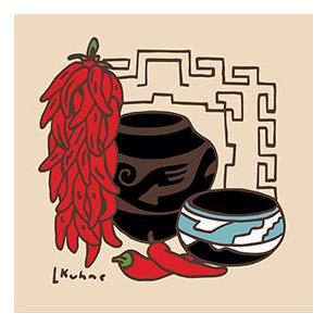 Chili Pepper Ceramic Tile