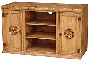 Tecate Star TV Stand w/Rope Edge