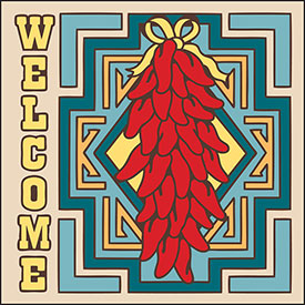 Chili Pepper Ceramic Tile
