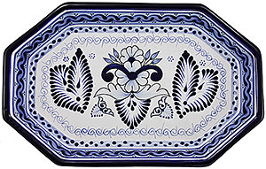 Large Octagonal Bowl