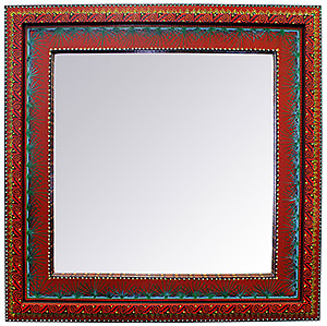 Square Agave Mirror