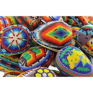 Large  Huichol Egg Ornament