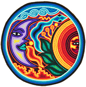 Huichol Yarn Painting