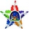 White Nativity Star
