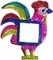 Rooster with Mirror