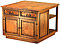 2-Door Kitchen Island w/Copper