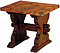 Trestle End Table
