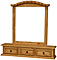 Jewelry Box w/Rope Edge Mirror Frame