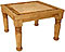 Louisiana Dining Table w/Inlaid Marble