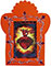 Orange Sacred Heart Nicho