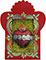 Red Sacred Heart Nicho