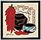 Chili Pepper Ceramic Tile w/Metal Frame
