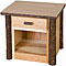 Hickory 1 Drawer Nightstand