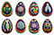 Large Huichol Egg Ornament