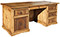 Executive Desk w/Wormwood & Drawer