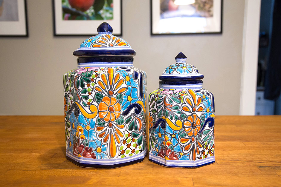 Talavera Kitchen Canisters