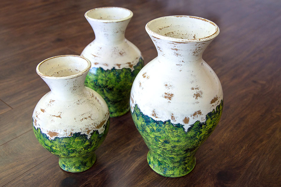 Decorative Pottery Bosque Floor Vase
