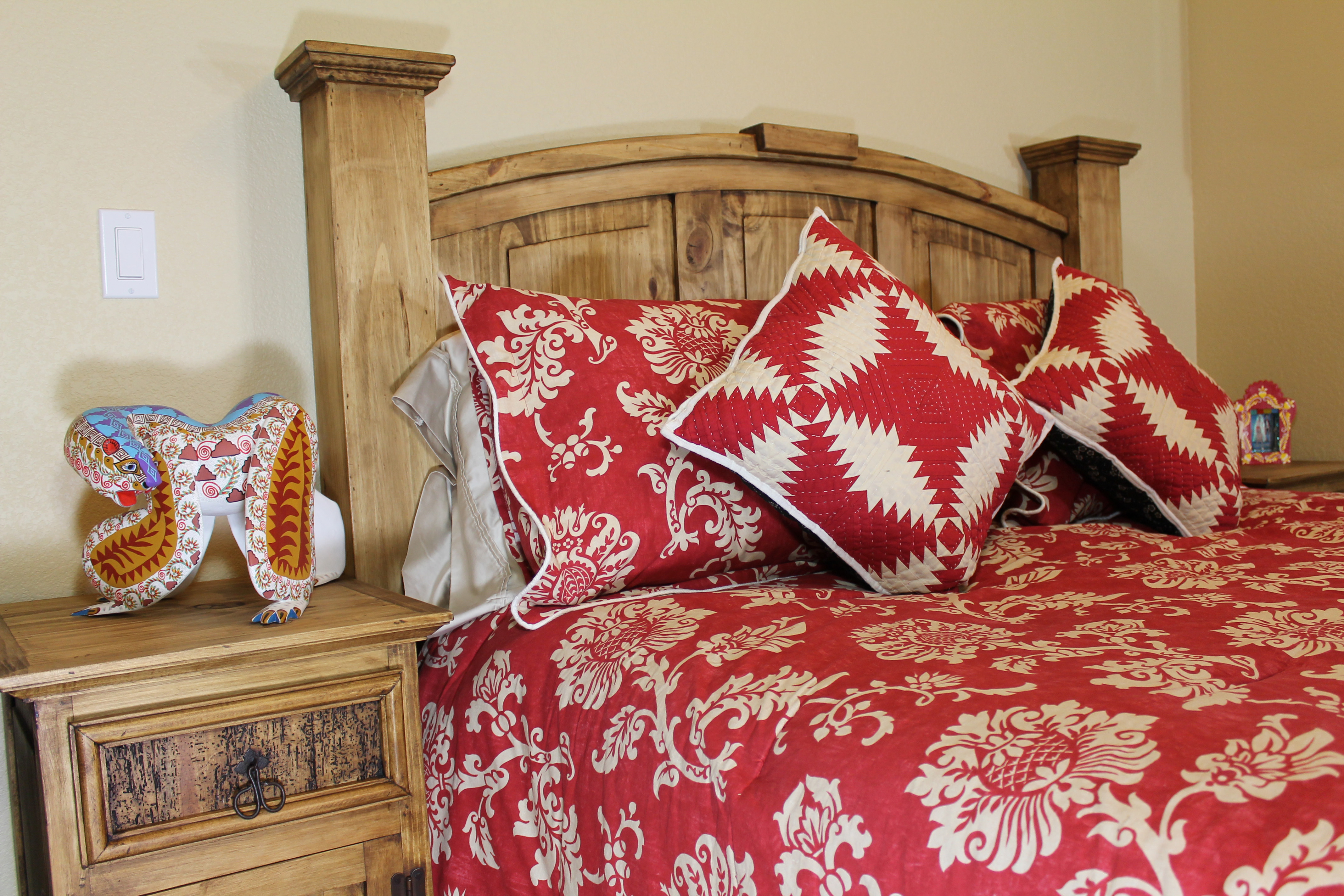 Rustic Pine Bedroom Set