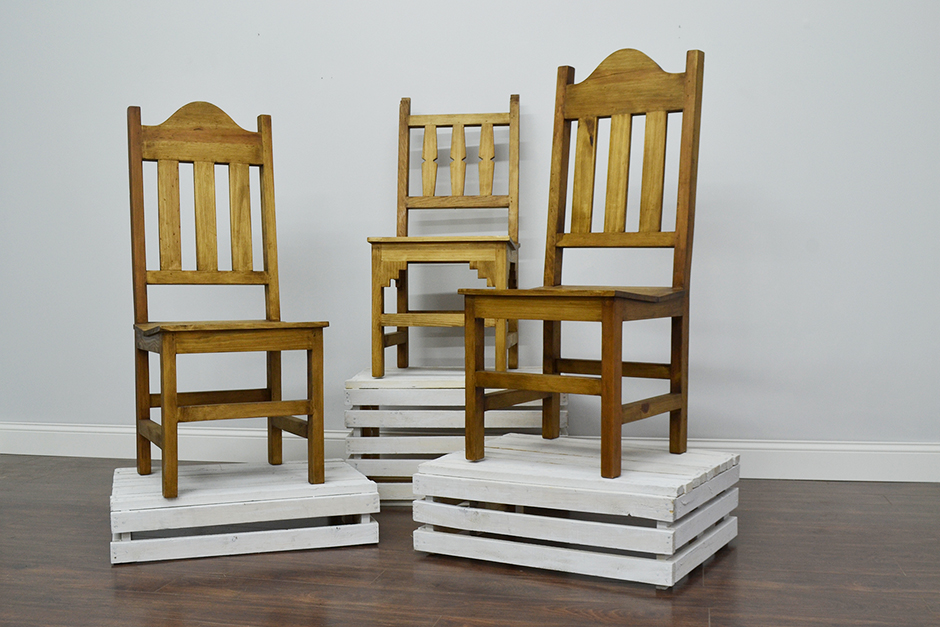 Rustic Pine Chairs