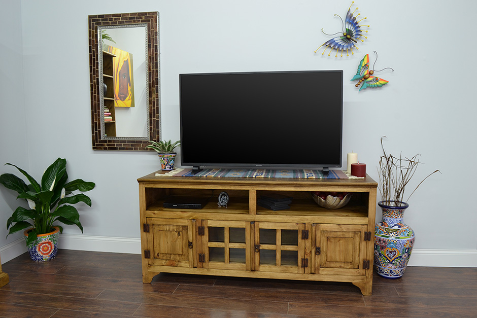Rustic Pine TV Stand