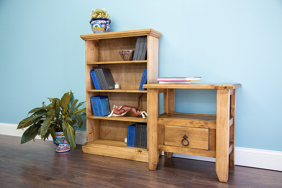 Rustic Pine Bookcase