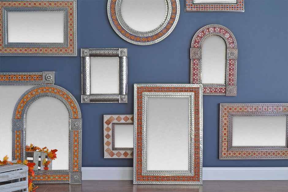 Tin and Tile Mirrors