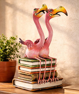 Studio Carlos Albert Flamingos Book Club