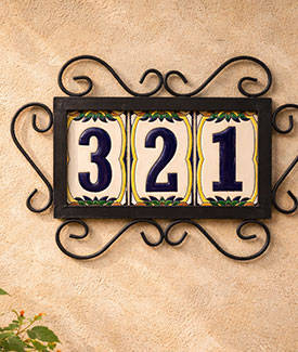 house numbers