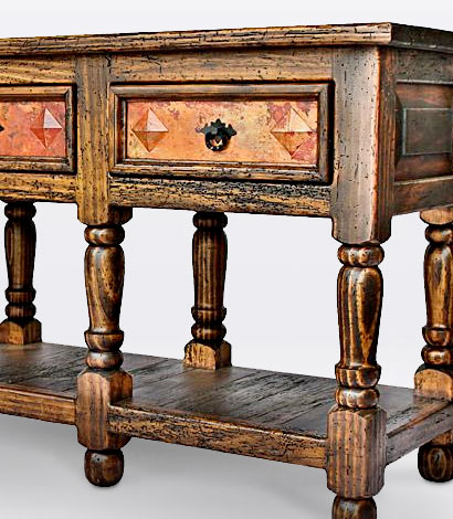 Antique Pine & Copper