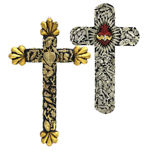 Wood and Metal Crosses